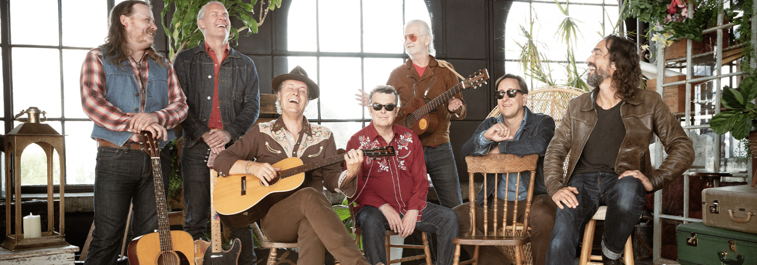 The official website of Blue Rodeo, featuring tour